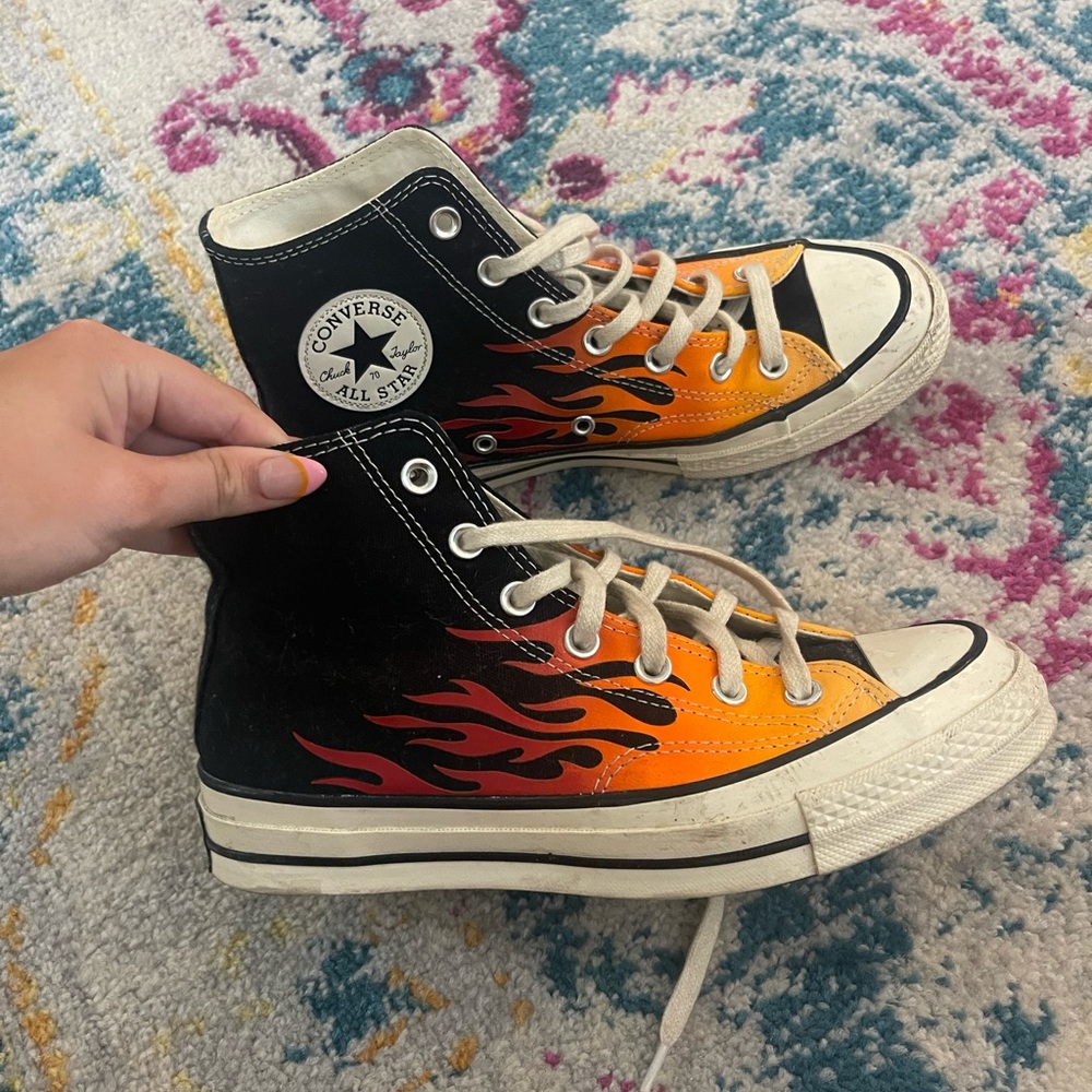 Flames Detail Converse